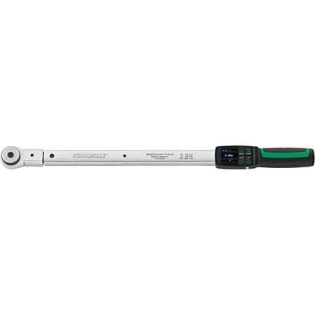 STAHLWILLE TOOLS MANOSKOP tightening angle torque wrench w.reversible ratchet insert tool 20-200 N·m sq drive 1/2 96501020